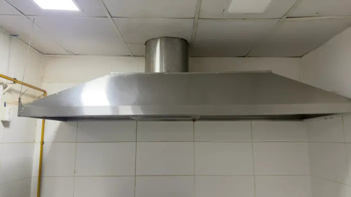 Coifa inox com exaustor