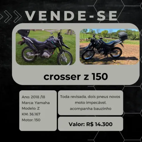 Vende-se crosser z 150