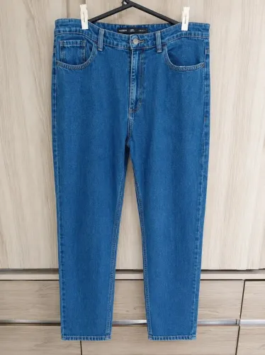 Calça Jeans Blue Steel - Corte Reto - Lavagem Média - Tam 46