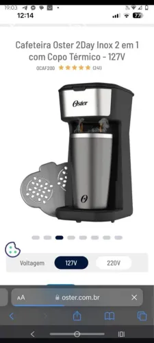 Cafeteira Oster 