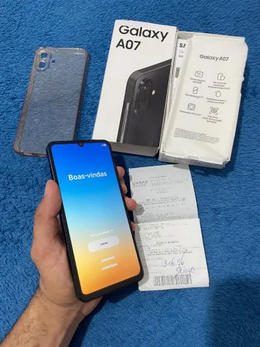 Samsung Galaxy A07 128GB - 4GB com NOTA FISCAL  4 meses de uso