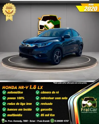 Honda HR-V LX 1.8 Flexone 16V 5P Aut. 2020