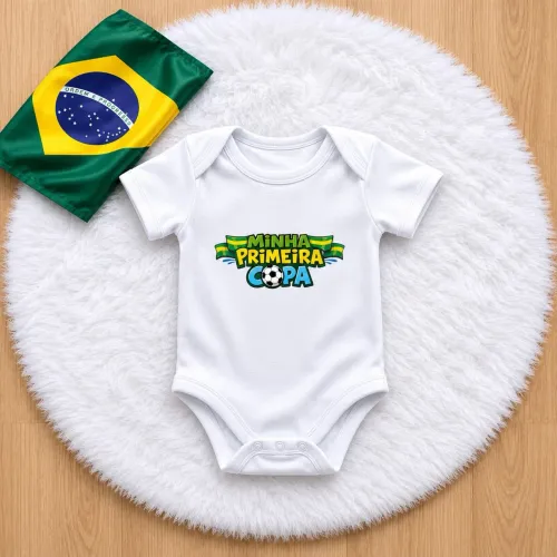 BODY INFANTIL BRASIL COPA