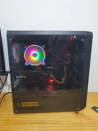 Computador gamer xeon 2640V3 8GB DDR4 RX580 4GB