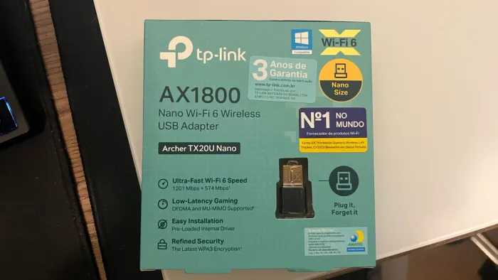 Adaptador WI-FI tp-link Ax1800 