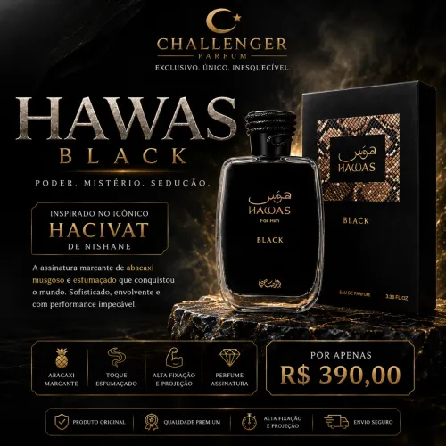 Hawas Black Perfume