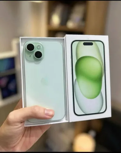 Iphone 15 256GB Verde Seminovo Tela OLED Brilhante Câmera Excelente Conservado 