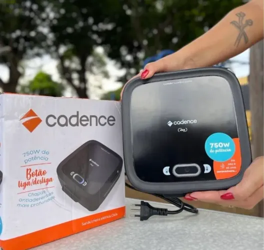 Sanduicheira Cadence 750W NOVA!