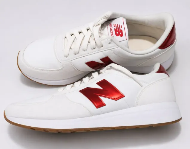 Tênis New Balance MS215 - Branco e Vermelho Metálico - Tam. 40/41 (26.5 cm)