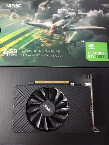Placa de vídeo geforce GTX 750 ti 4gb 128 bits