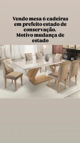 Mesa 6 cadeiras