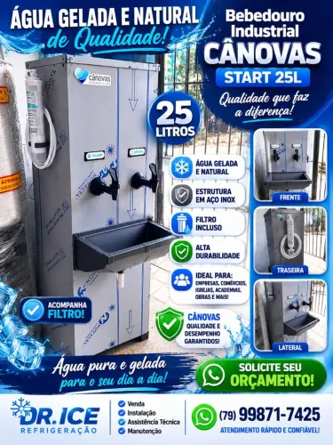 Bebedouro industrial novo