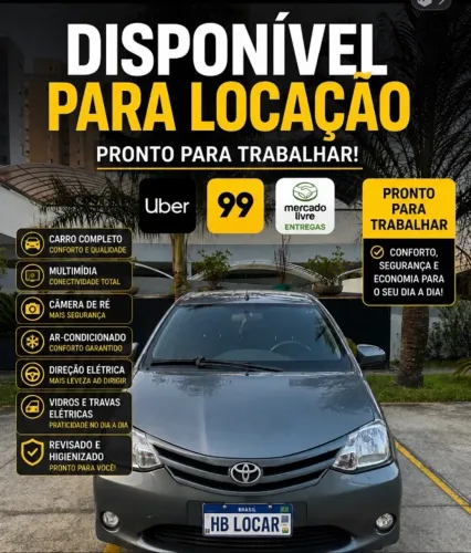 Aluguel de carro para aplicativo