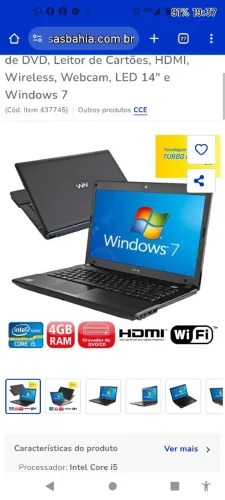 Notbook i5 Niterói