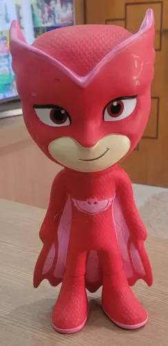 Boneco Usado Corujita de Vinil 40cm de Altura (Detalhes na Pintura )