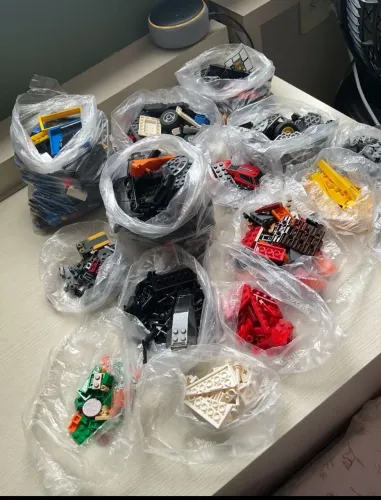 Lote de Peças Lego (+1kg Peças grandes e Originais)