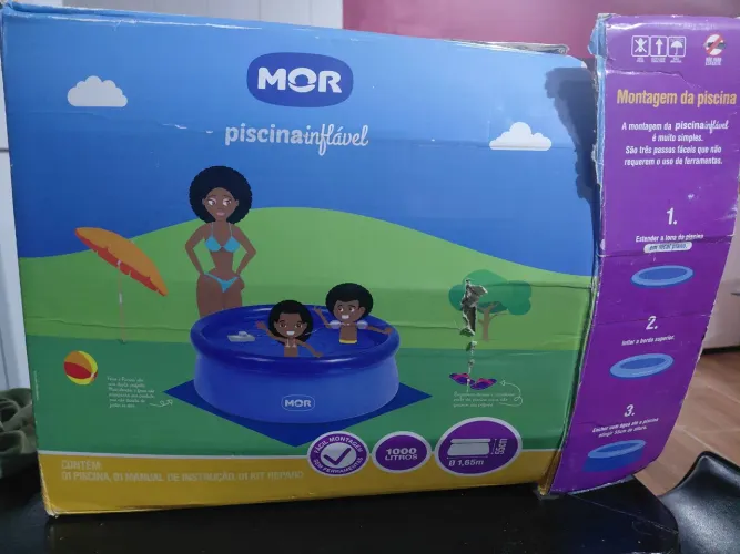 Piscina 1000 litros - Só 2x utilizada