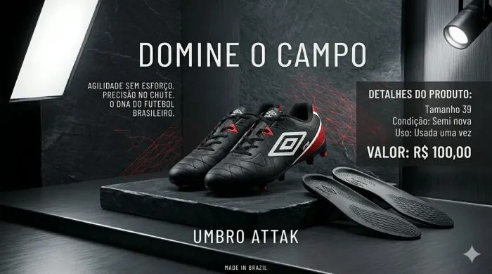 Chuteira Umbro attak