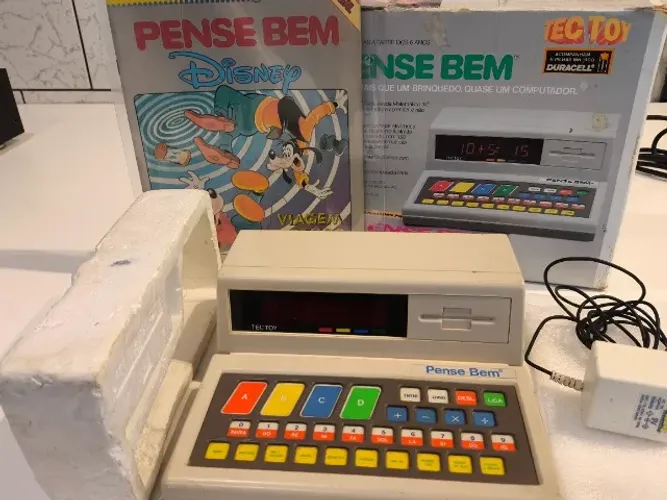 Jogo Pense Bem Tectoy Antigo Brinquedo Anos 90 + LIVRO - USADO