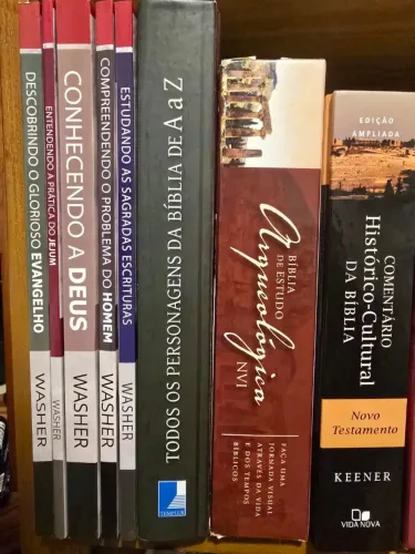 Lote Livros Teológicos: Série Paul Washer, Bíblia Arqueológica e Comentários