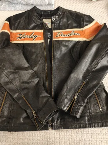 Jaqueta de couro Harley Davidson feminina