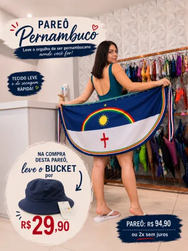 Pareô Pernambuco + Bucket