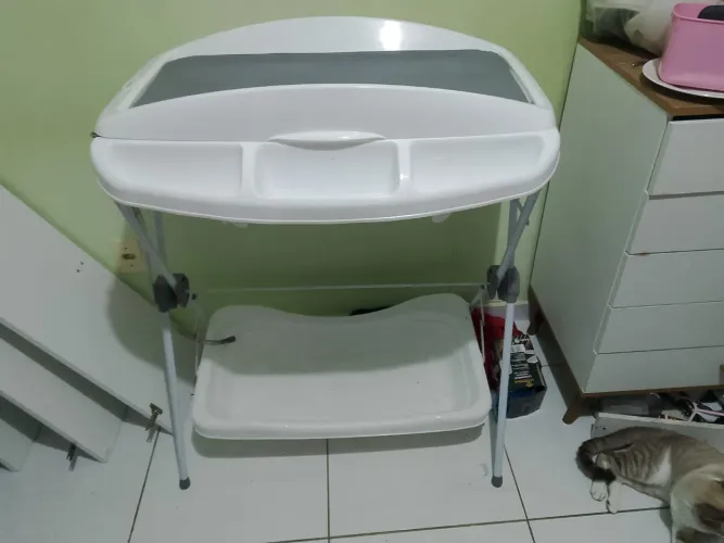 Banheira com trocador