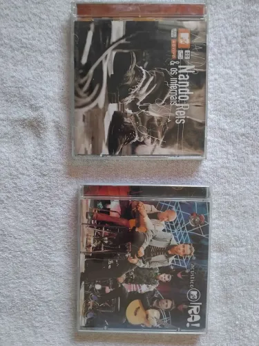 Lote 2 CDs Rock Nacional - Nando Reis MTV Ao Vivo + Ira! Acústico MTV Original<br>