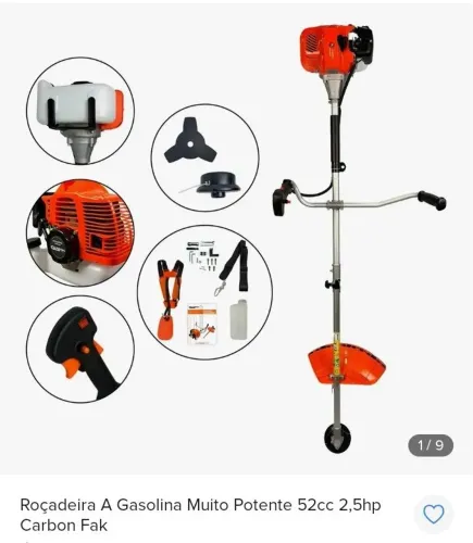 Roçadeira a gasolina 2,5hp