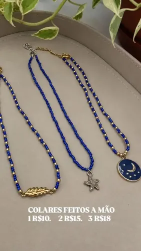 COLARES FEITOS A MÃO 