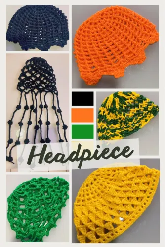 Touca de crochê (Headpiece)