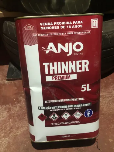 Thinner premium de 5 Litros marca Anjo