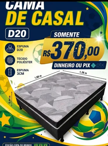 Cama box casal