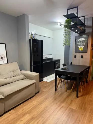 Mesa de jantar Preta 4 lugares com Cadeira Palito