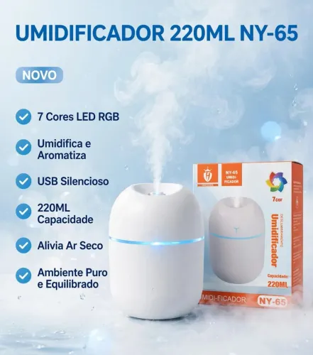 Umidificador recarregável