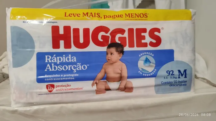 Fraldas Huggies M