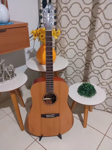 Violão Cort Cedarg Fbwop/b Elétrico Fishman Natural