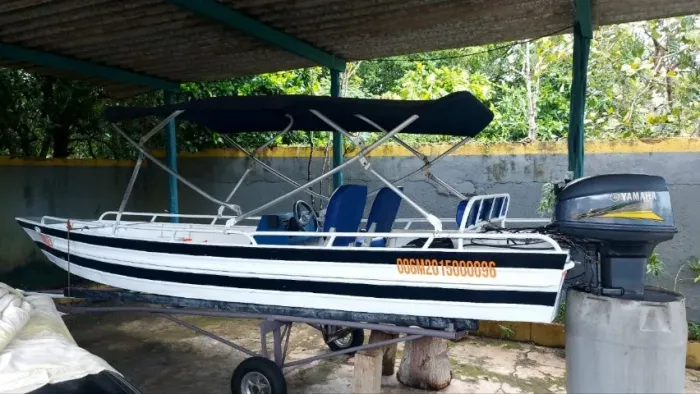 Bote de Alumínio 6m + Motor Yamaha 40 HP -  Pronto para Navegar!