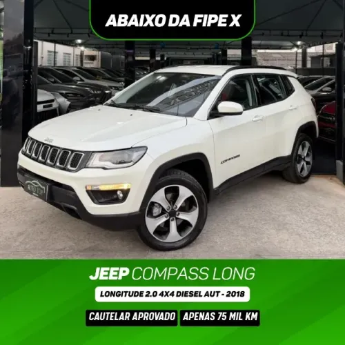 Jeep Compass Longitude 2.0 4X4 Dies. 16V Aut. 2018