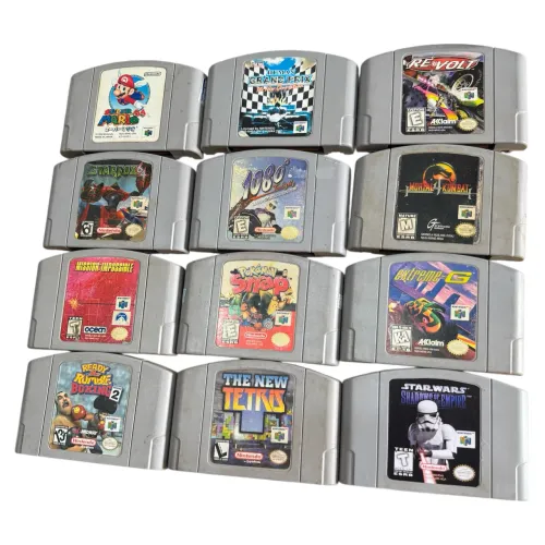 12 jogos originais de Nintendo 64 - venda individual