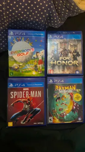 Lote de 4 Jogos de PS4 + Frete Gratis