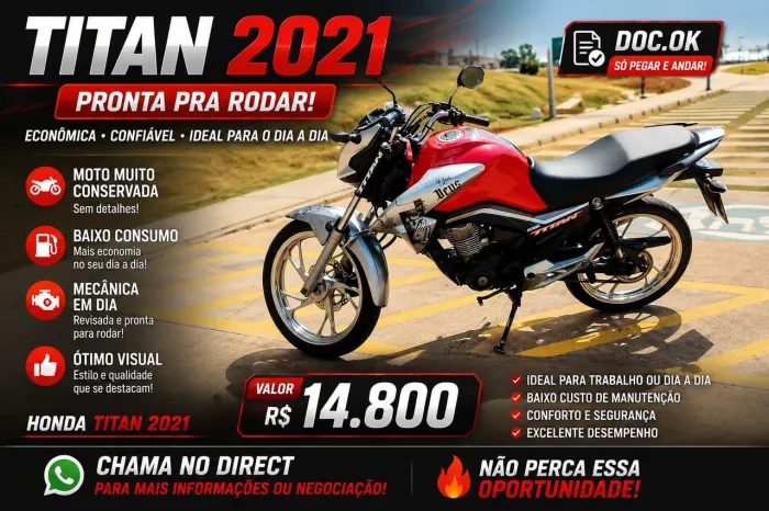 Titan 160 ano 2021 