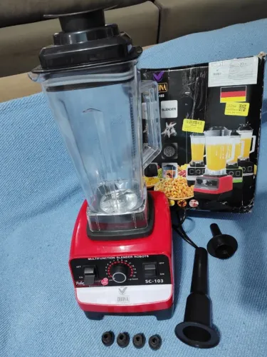 Liquidificador Industrial Professional 4500w DNONA SC-103 Vermelho 110V
