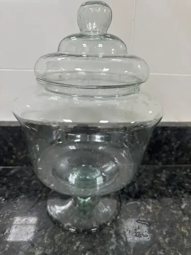 Compoteira de vidro