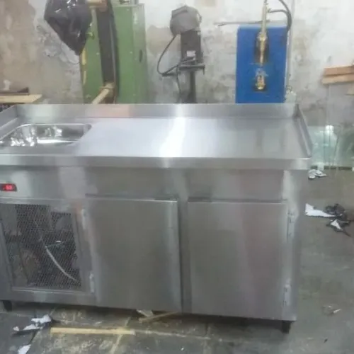 balcão aquecido totalmente em inox