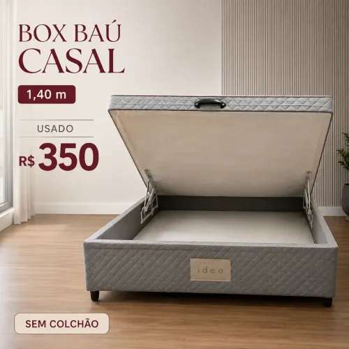 CAMA Box baú 1,40cm