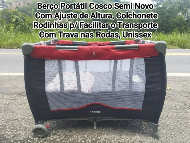 Berço Portátil Cosco Semi Novo 