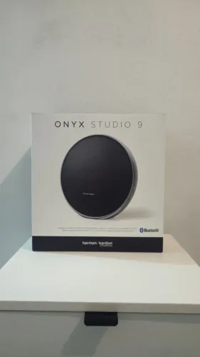 HARMAN KARDON, Caixa de Som, Onyx Studio 9, Bluetooth, Portátil, Com Alça de Metal - Preta