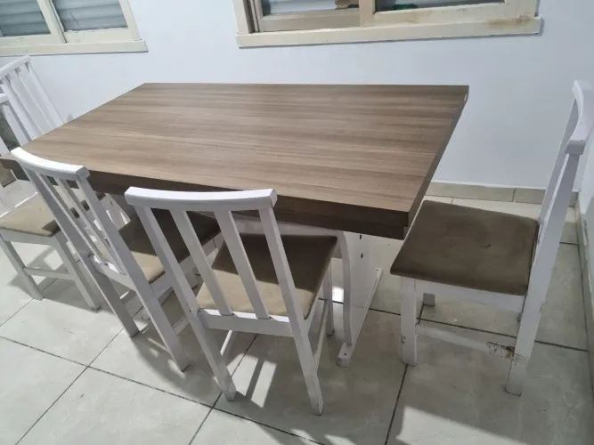 Mesa Jantar com 6 cadeiras