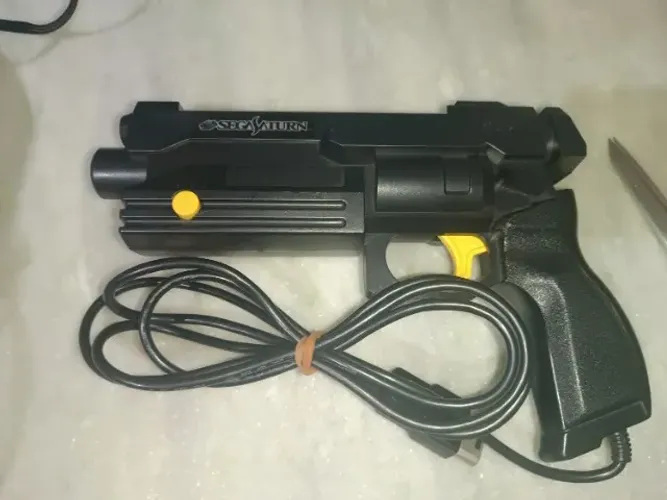 Virtua Gun Sega Saturn HSS-0152 recém chegada do Japão e Funcionando 100%